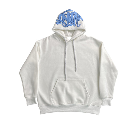 SYNA WORLD HOOD LOGO HOODIE WHITE - Sin Sity Reps