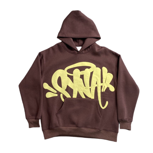 SYNA WORLD HOODIE BROWN - Sin Sity Reps