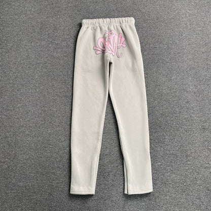 SYNA WORLD SYNA LOGO SWEATPANTS GREY PINK - Sin Sity Reps