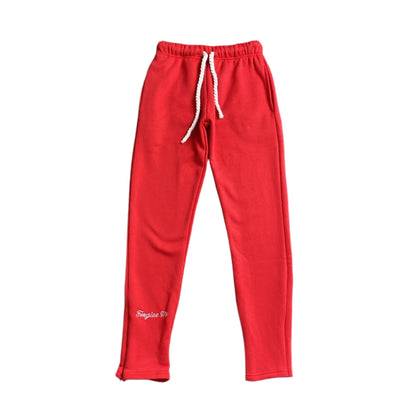 SYNA WORLD SYNA LOGO SWEATPANTS RED - Sin Sity Reps