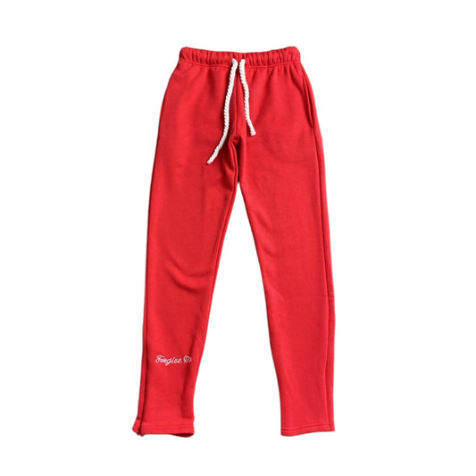 SYNA WORLD SYNA LOGO SWEATPANTS RED - Sin Sity Reps