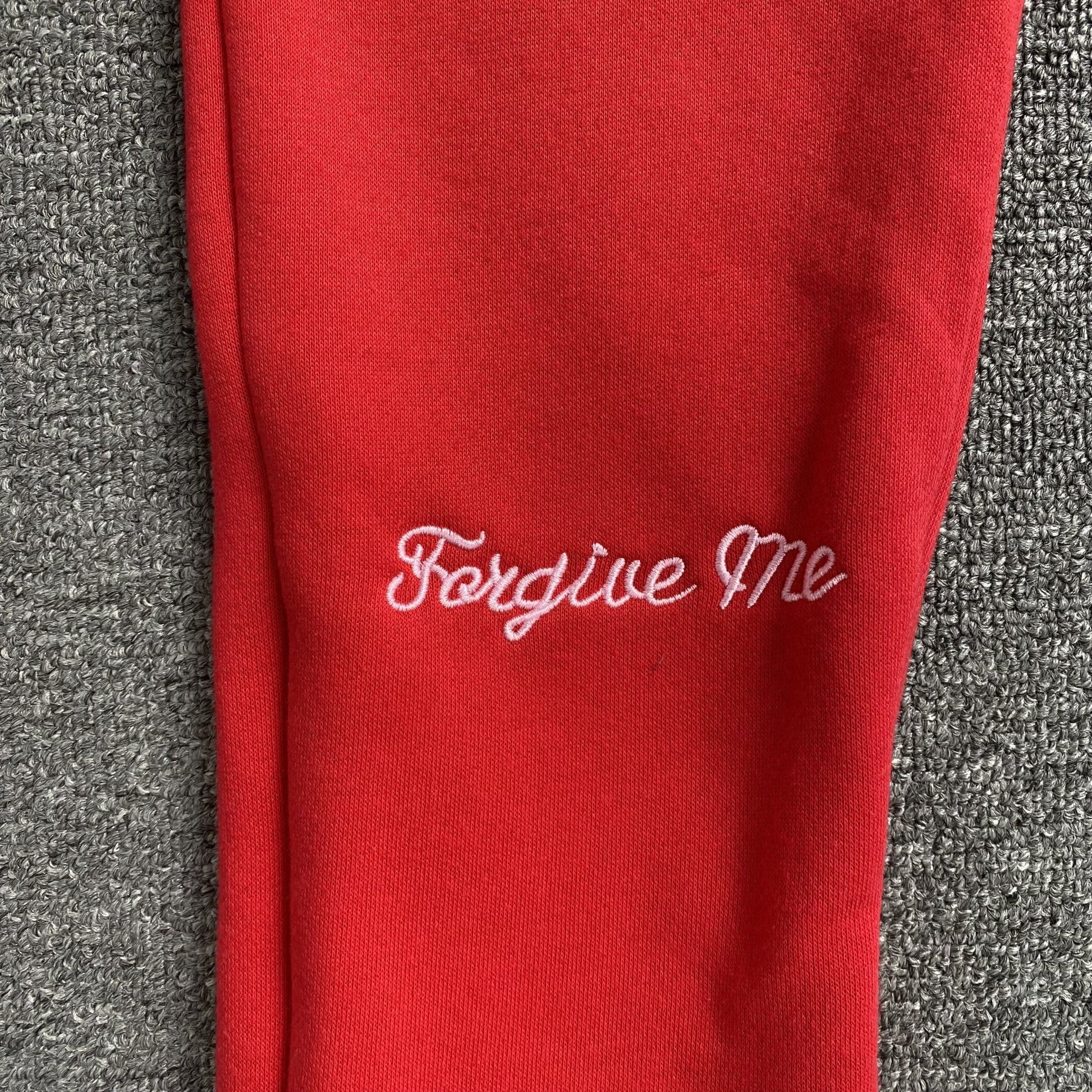 SYNA WORLD SYNA LOGO SWEATPANTS RED - Sin Sity Reps