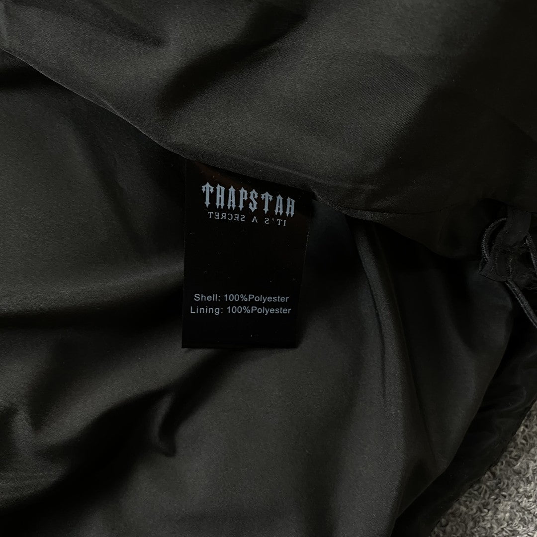 TRAPSTAR IRONGATE DETACHABLE HOODED PUFFER JACKET BLACK - Sin Sity Reps