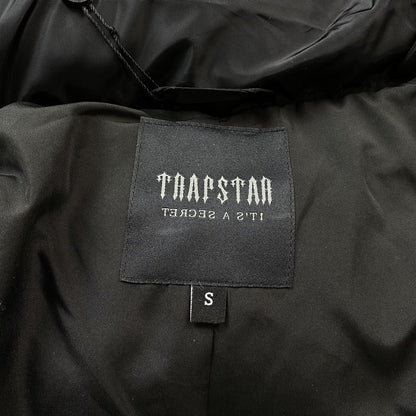 TRAPSTAR IRONGATE DETACHABLE HOODED PUFFER JACKET BLACK - Sin Sity Reps