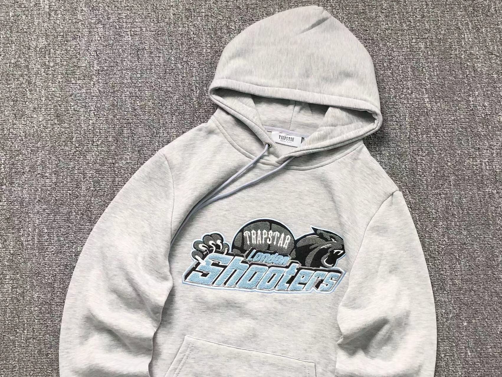 TRAPSTAR SHOOTERS HOODIE GREY - Sin Sity Reps