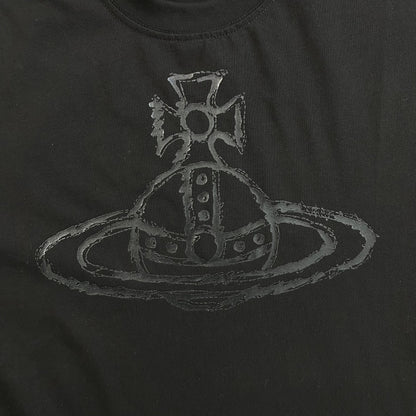 VIVIENNE WESTWOOD ROUGHLY STITCHED ORB T - SHIRT BLACK - Sin Sity Reps