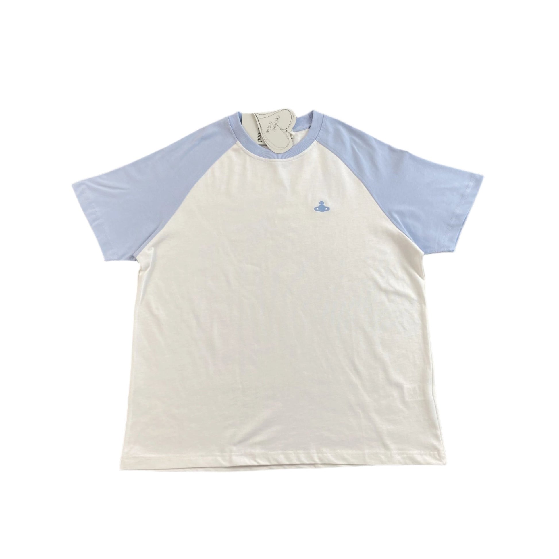 VIVIENNE WESTWOOD T - SHIRT WHITE BABY BLUE - Sin Sity Reps