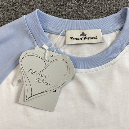 VIVIENNE WESTWOOD T - SHIRT WHITE BABY BLUE - Sin Sity Reps