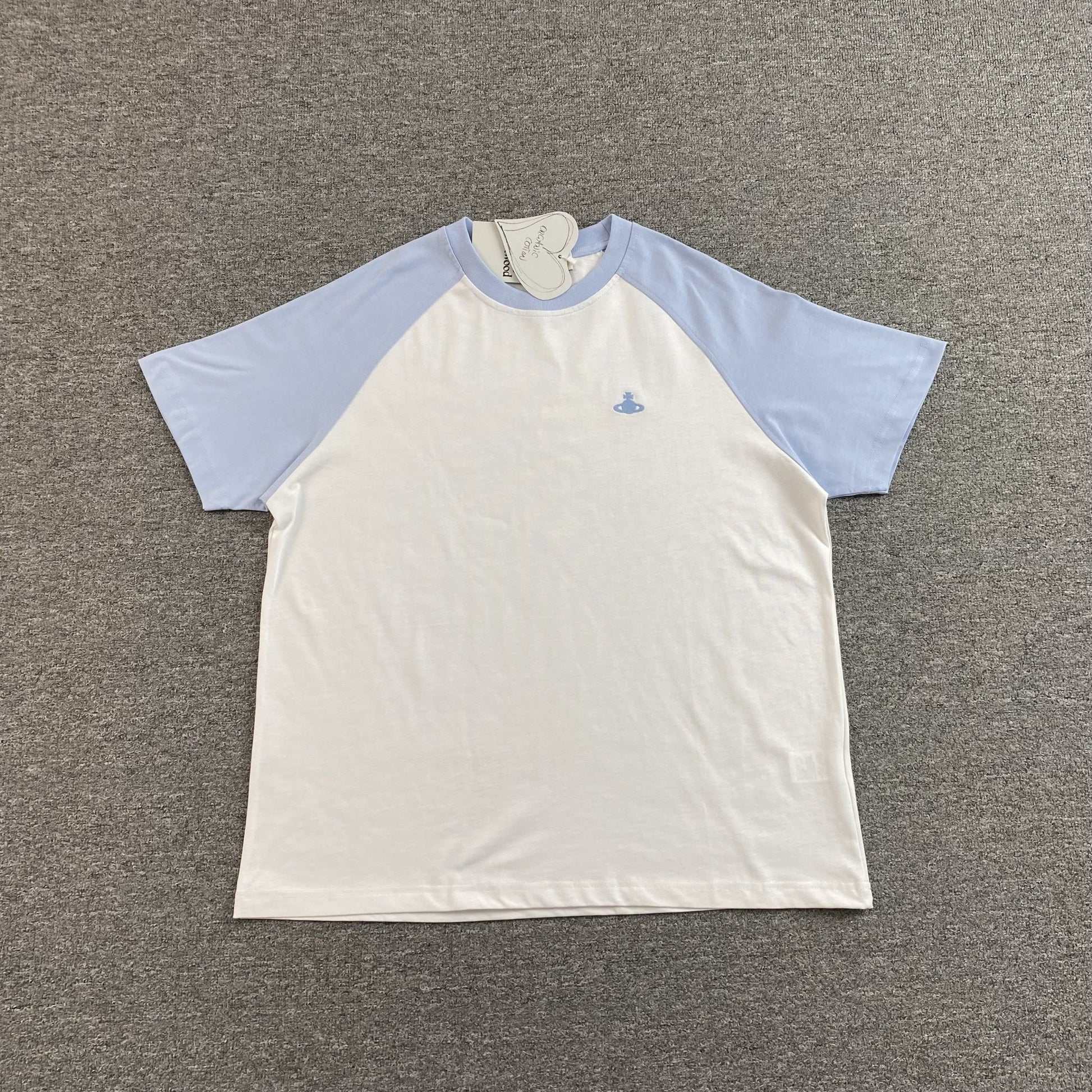 VIVIENNE WESTWOOD T - SHIRT WHITE BABY BLUE - Sin Sity Reps